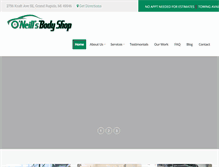 Tablet Screenshot of oneillsbodyshop.com